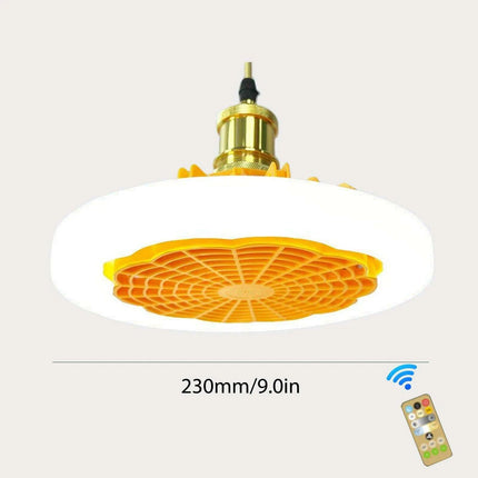 Intelligent Customizable Ceiling Fan with Ambiance Lighting for Modern Spaces - Très Elite