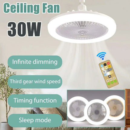 Intelligent Customizable Ceiling Fan with Ambiance Lighting for Modern Spaces - Très Elite