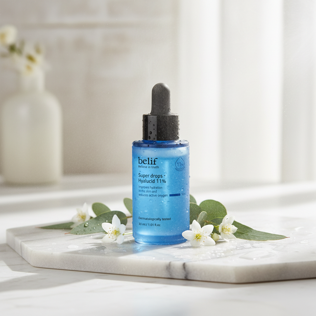 Intensive Hydration Serum: 11% Hyalurucide Super Drops for Rejuvenated Skin - Très Elite