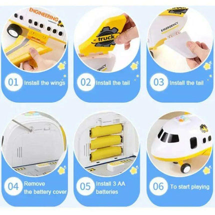 Interactive Airplane Toy Set for Kids - Educational Playset for Exciting Learning Opportunities