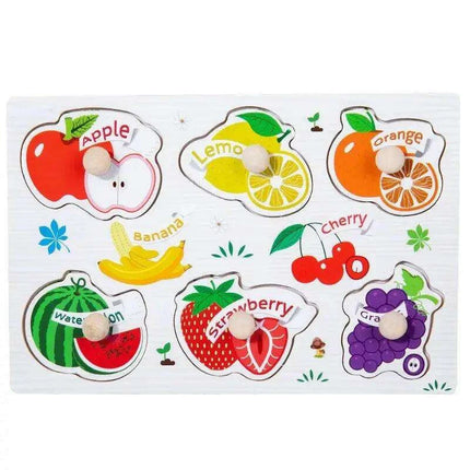 Interactive Montessori Wooden Puzzle Set - Fun Learning Toy for Early Childhood Development - Très Elite
