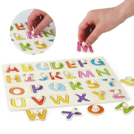 Interactive Montessori Wooden Puzzle Set - Fun Learning Toy for Early Childhood Development - Très Elite