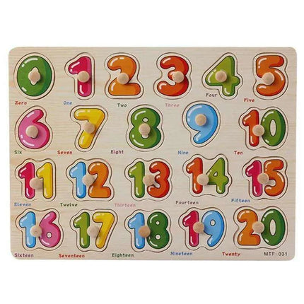 Interactive Montessori Wooden Puzzle Set - Fun Learning Toy for Early Childhood Development - Très Elite
