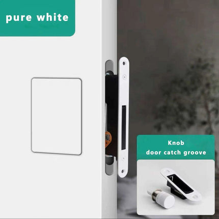 Invisible Magnetic Door Handle Set with Quiet Functionality for Seamless Integration..