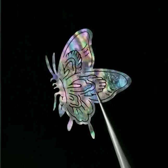 Iridescent Abalone Shell Art Flakes for Creative Masterpieces