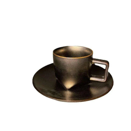 Italian Elegance Espresso Cup and Saucer Set for a Luxurious Coffee Experience - Très Elite