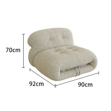 Italian-Inspired Cozy Single Sofa for Stylish Apartment Living - Très Elite