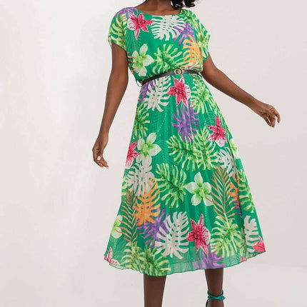 Italian Summer Breeze Flared Dress For Women Everyday Casual - Très Elite