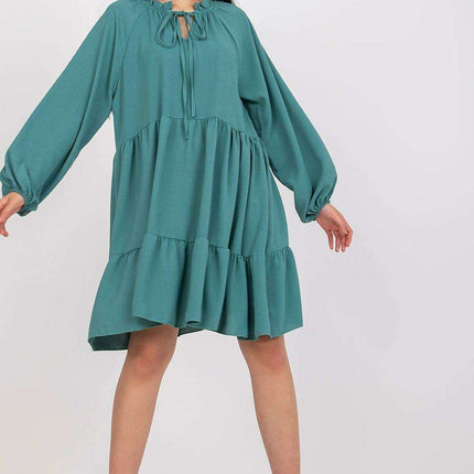 Italy Moda Elegant Flared Sleeve Day Dress For Women - Très Elite