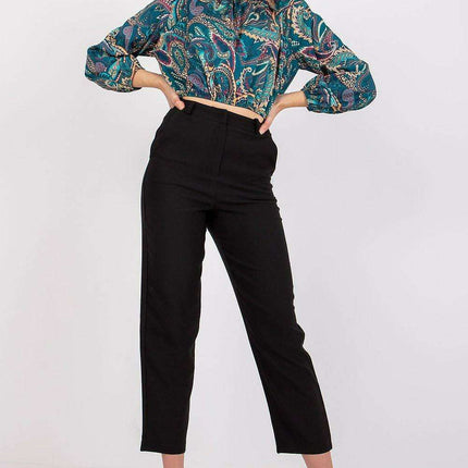 Italy Moda Elegant Stand Up Collar Blouse For Women - Très Elite