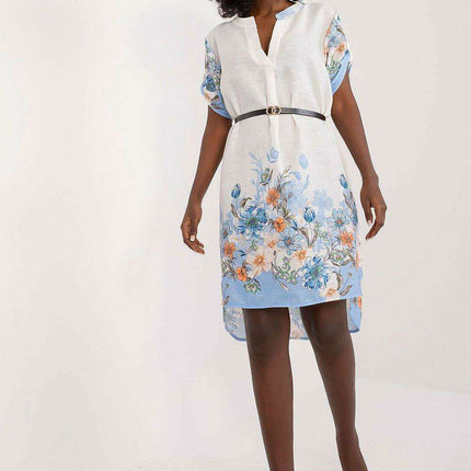 Italy Moda Floral Heart Neckline Elegant Summer Daydress - Très Elite