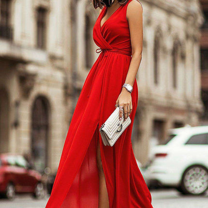 Ivons Allure Chiffon Evening Dress Elegant European Gown - Très Elite