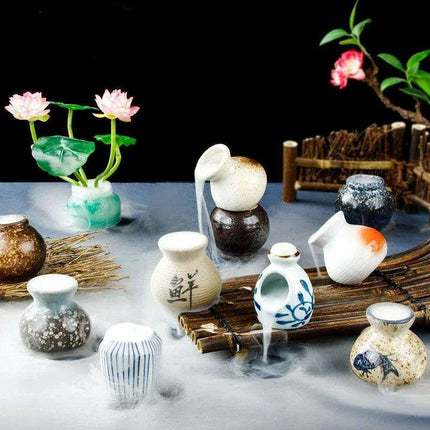 Japanese Artisan Ceramic Dining Set for an Exquisite Culinary Experience - Très Elite