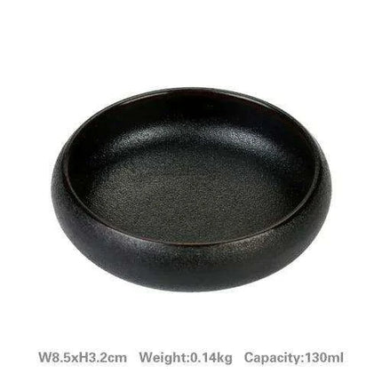 Japanese Elegance Ceramic Snack and Soy Sauce Serving Set - Elevate Your Dining Experience - Très Elite