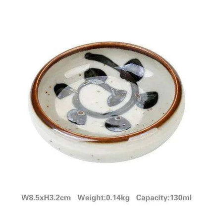 Japanese Elegance Ceramic Snack and Soy Sauce Serving Set - Elevate Your Dining Experience - Très Elite