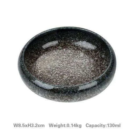 Japanese Elegance Ceramic Snack and Soy Sauce Serving Set - Elevate Your Dining Experience - Très Elite