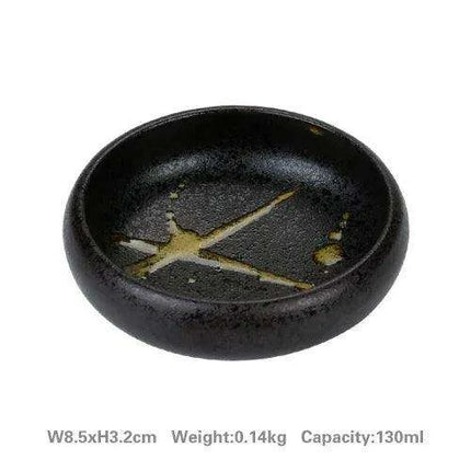 Japanese Elegance Ceramic Snack and Soy Sauce Serving Set - Elevate Your Dining Experience - Très Elite
