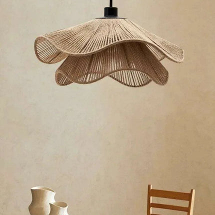 Japanese Wabi Sabi Hemp Rope Chandelier- Très Elite- Très Elite