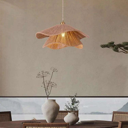 Japanese Wabi Sabi Hemp Rope Chandelier- Très Elite- Très Elite