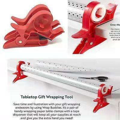 Joyful Holiday Gift Wrapping Tape Dispenser for a Merry Season - Très Elite