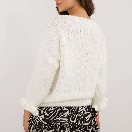 Jumper 201300 Beige Casual Sweater For Office Wear Everyday - Très Elite