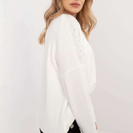Jumper Model 202741 Womens Sweater Brown Viscose Blend - Très Elite
