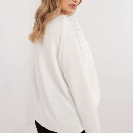 Jumper Model 202741 Womens Sweater Brown Viscose Blend - Très Elite