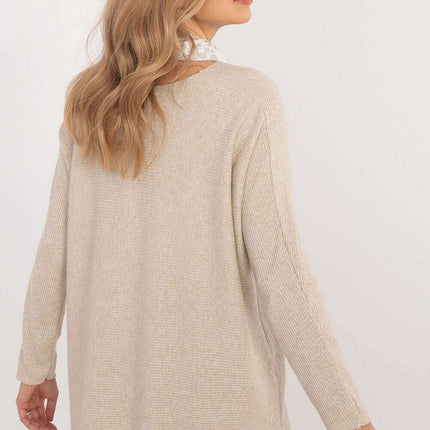 Jumper Model 202904 Elegant Womens Sweater Shiny Thread - Très Elite