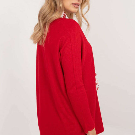 Jumper Model 202904 Elegant Womens Sweater Shiny Thread - Très Elite