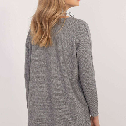 Jumper Model 202904 Elegant Womens Sweater Shiny Thread - Très Elite