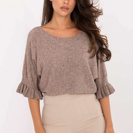 Jumper Model 216663 Viscose Polyester Nylon Blend Sweater