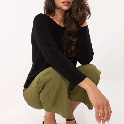 Jumper Model 216670 Black Women Viscose Blend Sweater - Très Elite