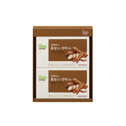 Jung Kwan Jang Goodbase Korean Red Ginseng With Cheonma Ampoule 25ml 14ea - Très Elite