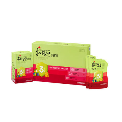 Jung Kwan Jang Kid Tonic Step 3 Ages 8-10 Korean Red Ginseng 20ml x 30 Bottles - Très Elite