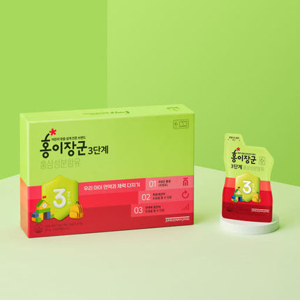 Jung Kwan Jang Kid Tonic Step 3 Ages 8-10 Korean Red Ginseng 20ml x 30 Bottles - Très Elite
