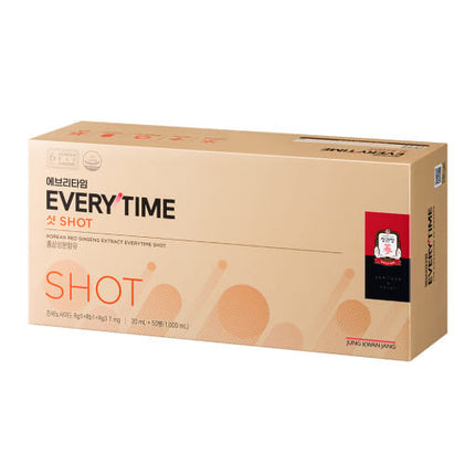 Jung Kwan Jang Korean Red Ginseng Extract Every Time Shot 20ml 50 Ampoules - Très Elite