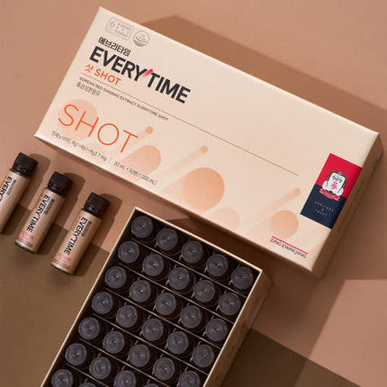 Jung Kwan Jang Korean Red Ginseng Extract Every Time Shot 20ml 50 Ampoules - Très Elite