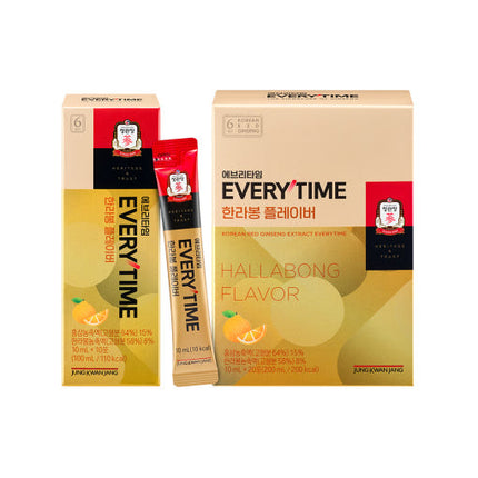 Korean Red Ginseng Extract Hallabong Flavor Sticks 10ml Pack of 20 - Très Elite