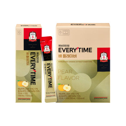 [Jung Kwan Jang] Korean Red Ginseng Extract Every Time PEAR FLAVOR (10ml*20 Sticks)- Très Elite- Très Elite