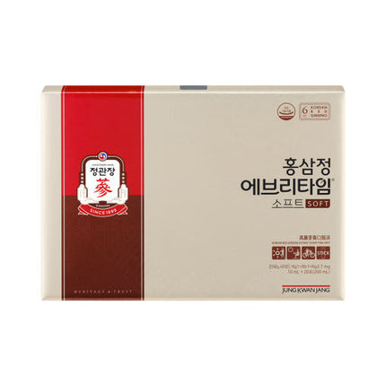 [Jung Kwan Jang] Korean Red Ginseng Extract EveryTime Soft 10mg*20Packs- Très Elite- Très Elite