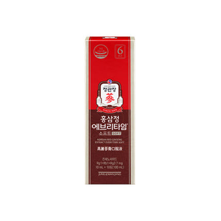 CheongKwanJang Korean Red Ginseng Extract EveryTime Soft 10 mg 30 Packs - Très Elite