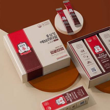 CheongKwanJang Korean Red Ginseng Extract EveryTime Soft 10 mg 30 Packs - Très Elite