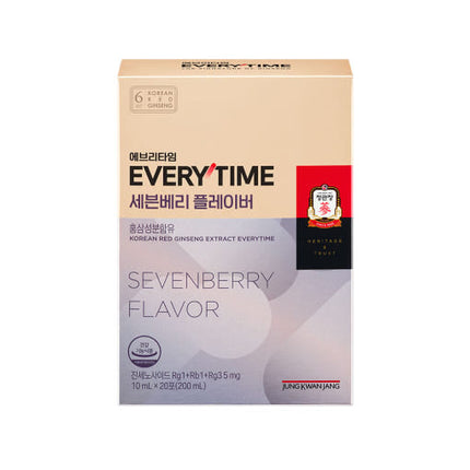Jung Kwan Jang Korean Red Ginseng Extract Everytime Sevenberry Sticks 10ml 20 - Très Elite