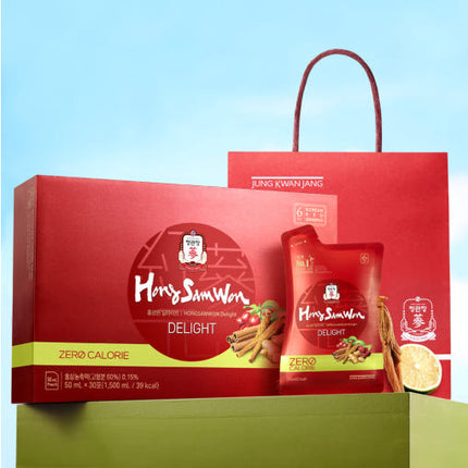 Jung Kwan Jang Korean Red Ginseng Extract Hong Sam Won Delight 30 Pack 50ml - Très Elite