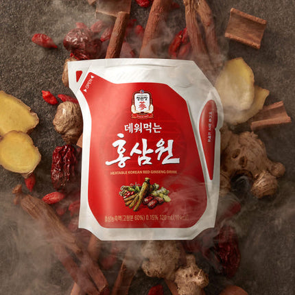 Jung Kwan Jang Korean Red Ginseng Extract Hong Sam Won 12 Pack 120ml Each - Très Elite
