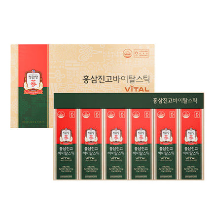 Korean Red Ginseng Extract Jin Go Vital Stick 10g Pack Of 30 For Fatigue Relief - Très Elite