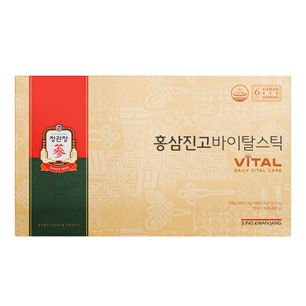 Korean Red Ginseng Extract Jin Go Vital Stick 10g Pack Of 30 For Fatigue Relief - Très Elite
