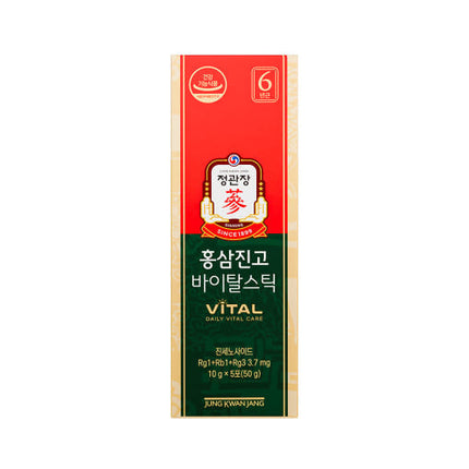 Korean Red Ginseng Extract Jin Go Vital Stick 10g Pack Of 30 For Fatigue Relief - Très Elite