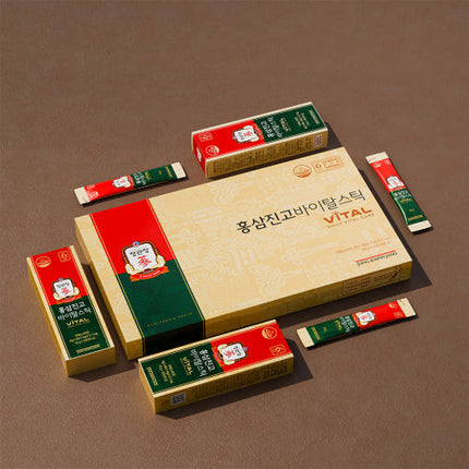 Korean Red Ginseng Extract Jin Go Vital Stick 10g Pack Of 30 For Fatigue Relief - Très Elite