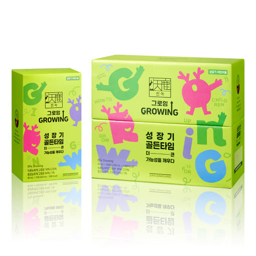 [Jung Kwan Jang] Korean Red Ginseng Extract Kid CheonNok GROWING 40ml*30ea- Très Elite- Très Elite